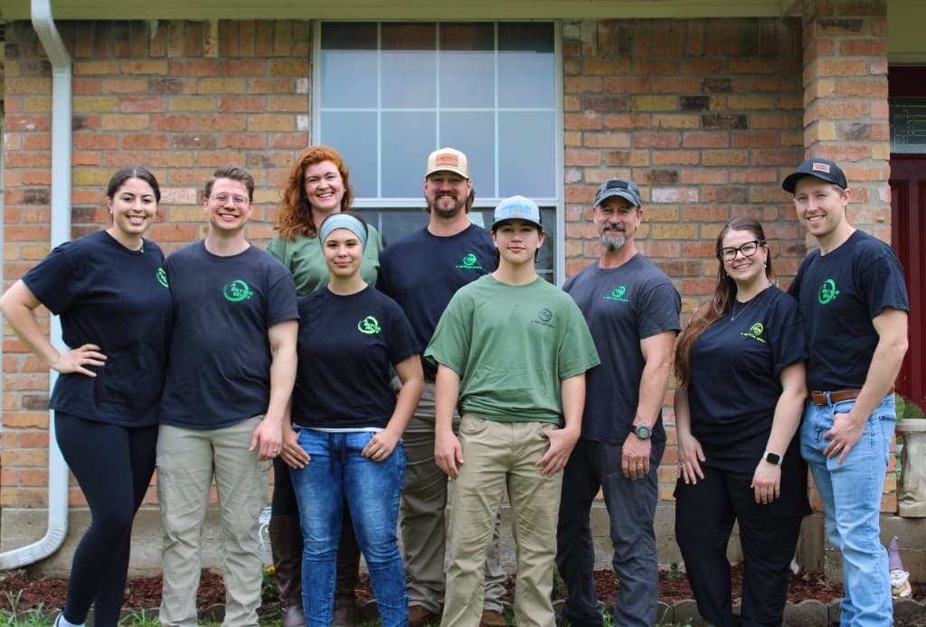 The OpFuel family team in A Better Whey shirts